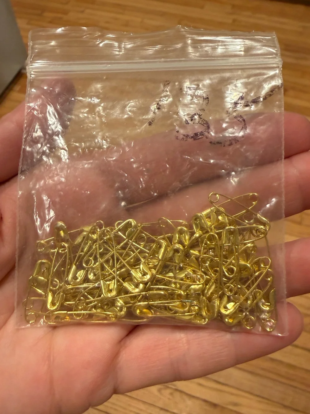 Gold Safety Pins - Pack of Small Gold Tone Pins